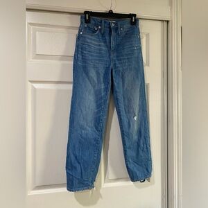 Madewell‎ Blue Classic Straight Jeans Size 25